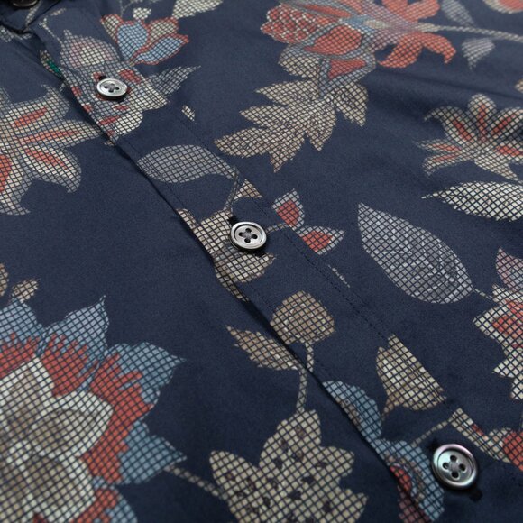 Stitch Note Long Sleeve Printed Shirt - Midnight - Picture 3 of 3